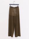 SWAYING 25 Spring/Summer Silk Wool Thin Straight Pants SW-SW25SS3B15C3-LV Green